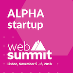 Exhibiting at WebSummit Alpha badge